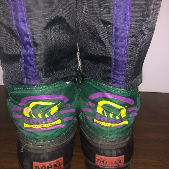 Sorel Women’s 7 Snowlion Rubber Nylon Lace Up Boot Felt Lined NWOT - Picture 9 of 12